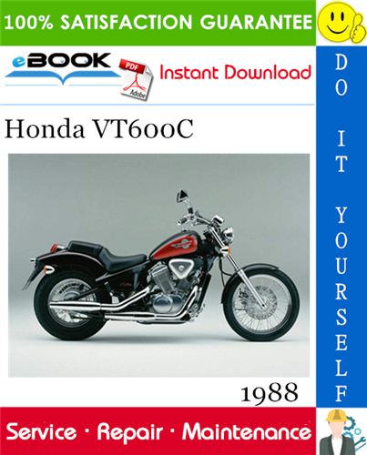 1988 Honda VT600C Motorcycle Service Repair Manual