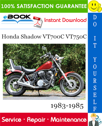 Honda Shadow VT700C VT750C Motorcycle Service Repair Manual