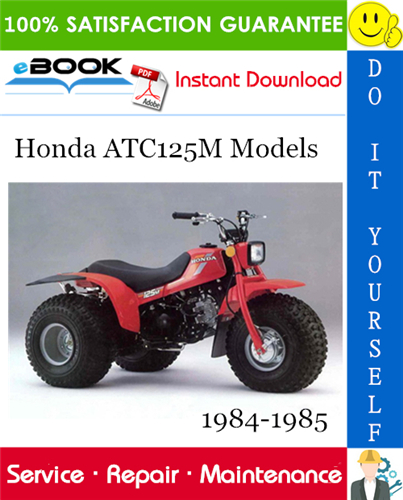 Honda ATC125M Models ATV Service Repair Manual