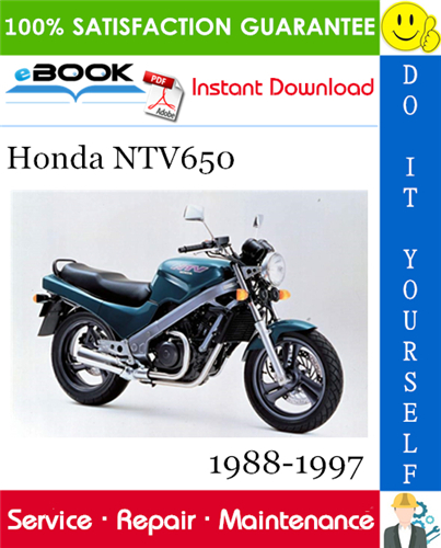 Honda NTV650 Motorcycle Service Repair Manual