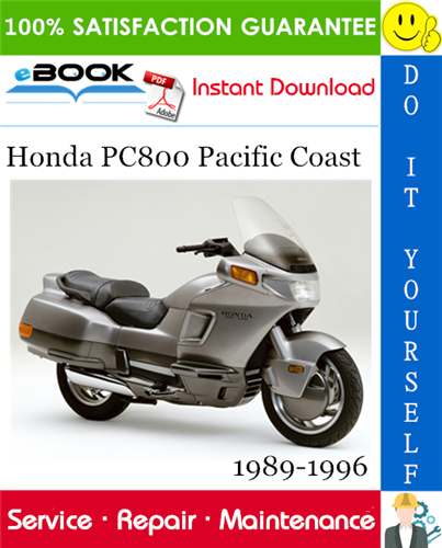 Honda PC800 Pacific Coast Motorcycle Service Repair Manual