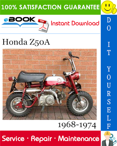 Honda Z50A Motorcycle Service Repair Manual