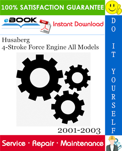 Husaberg 4-Stroke Force Engine All Models Service Repair Manual