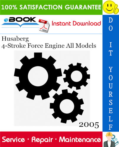 2005 Husaberg 4-Stroke Force Engine All Models Service Repair Manual