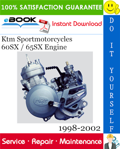 Ktm Sportmotorcycles 60SX / 65SX Engine Service Repair Manual