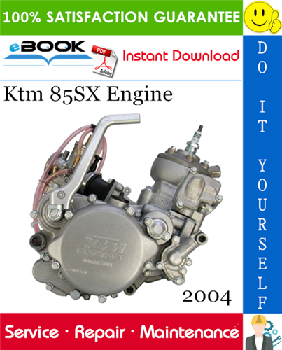 2004 Ktm 85SX Engine Service Repair Manual