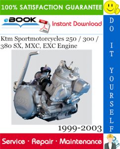 Ktm Sportmotorcycles 250 / 300 / 380 SX, MXC, EXC Engine Service Repair Manual