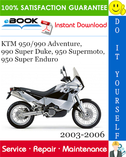KTM 950/990 Adventure, 990 Super Duke, 950 Supermoto, 950 Super Enduro Motorcycle