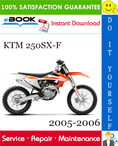 KTM 250SX-F Motorcycle Service Repair Manual