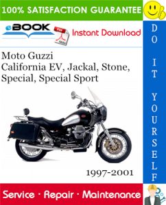 Moto Guzzi California EV, Jackal, Stone, Special, Special Sport Motorcycle Service Repair Manual