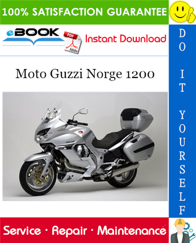 Moto Guzzi Norge 1200 Motorcycle Service Repair Manual
