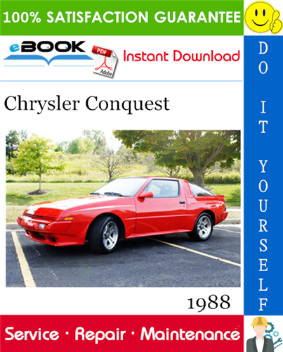1988 Chrysler Conquest Service Repair Manual