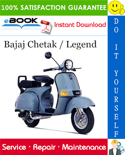 Bajaj Chetak / Legend Scooter Service Repair Manual