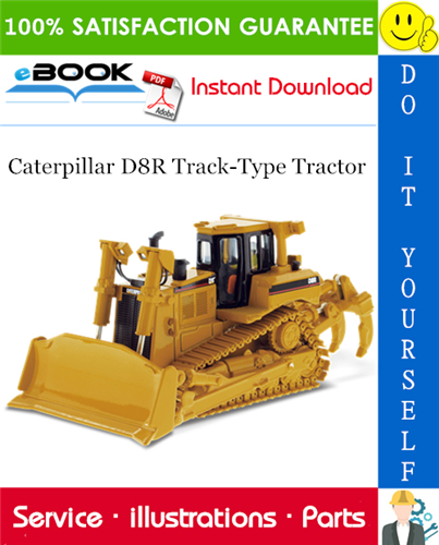 Caterpillar D8R Track-Type Tractor Parts Manual