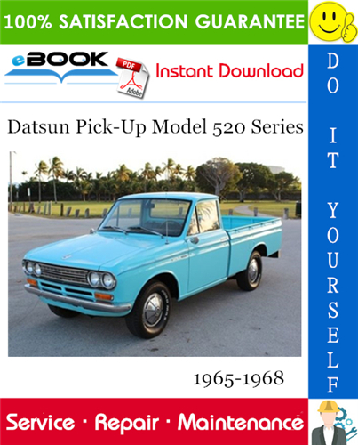 Datsun Pick-Up Model 520 Series Service Repair Manual