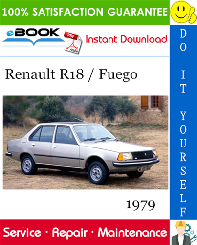 1979 Renault R18 / Fuego Service Repair Manual