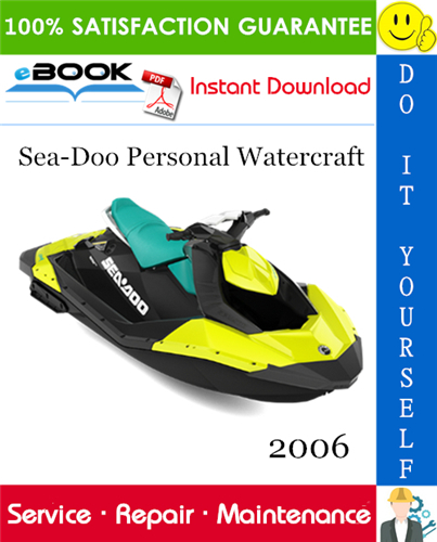 2006 Sea-Doo Personal Watercraft Service Repair Manual