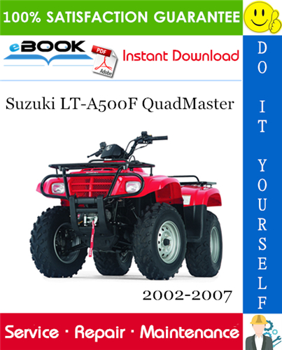 Suzuki LT-A500F QuadMaster ATV Service Repair Manual