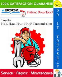 Toyota H41, H42, H50, H55F Transmission Service Repair Manual
