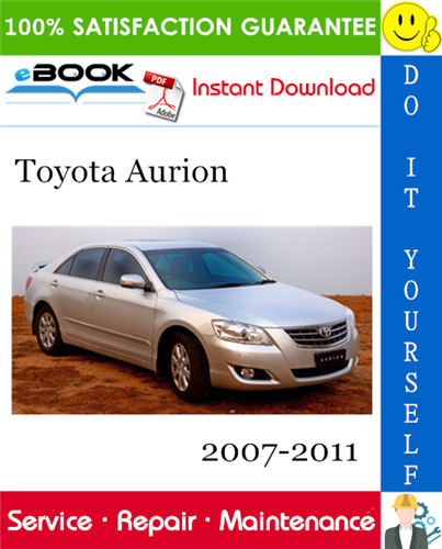 Toyota Aurion Service Repair Manual