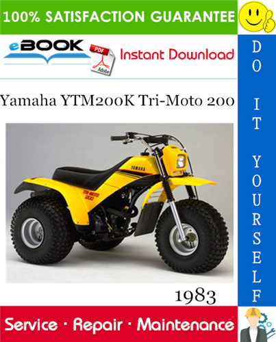 1983 Yamaha YTM200K Tri-Moto 200 ATV Service Repair Manual