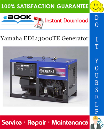 Yamaha EDL13000TE Generator Service Repair Manual