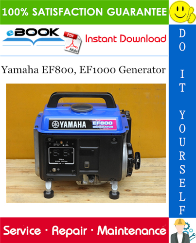 Yamaha EF800, EF1000 Generator Service Repair Manual