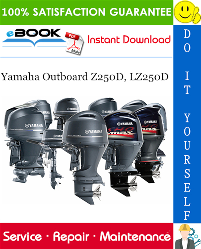 Yamaha Outboard Z250D, LZ250D (Z250DETO, LZ250DETO) Service Repair Manual