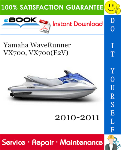 Yamaha WaveRunner VX700, VX700(F2V) Service Repair Manual