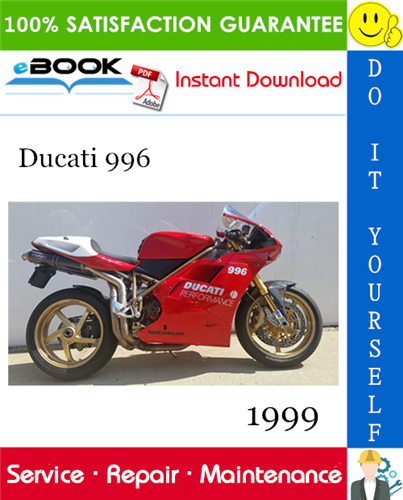 1999 Ducati 996 Motorcycle Service Repair Manual