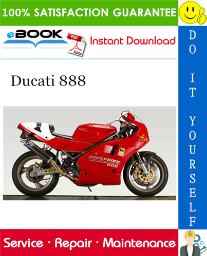 Ducati 888 Motorcycle Service Repair Manual