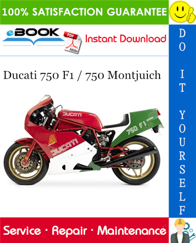 Ducati 750 F1 / 750 Montjuich Motorcycle Service Repair Manual