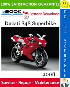 2008 Ducati 848 Superbike Service Repair Manual