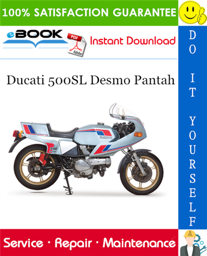 Ducati 500SL Desmo Pantah Motorcycle Service Repair Manual