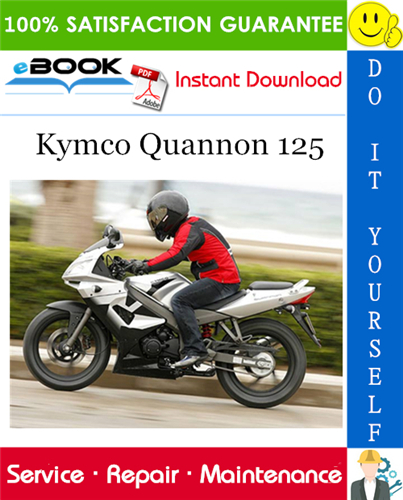 Kymco Quannon 125 Motorcycle Service Repair Manual