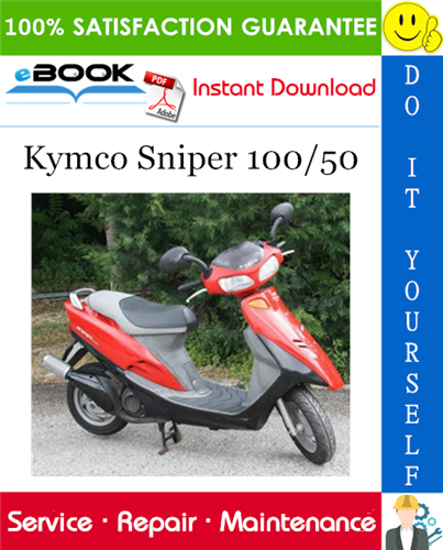 Kymco Sniper 100/50 Scooter Service Repair Manual