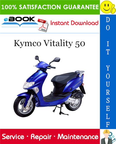 Kymco Vitality 50 Scooter Service Repair Manual