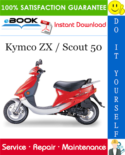 Kymco ZX / Scout 50 Scooter Service Repair Manual