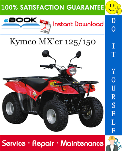 Kymco MX'er 125/150 ATV Service Repair Manual
