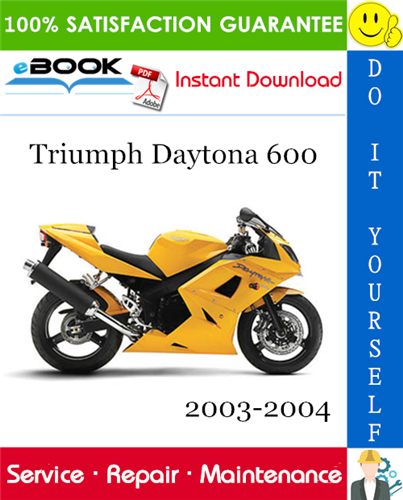 Triumph Daytona 600 Motorcycle Service Repair Manual