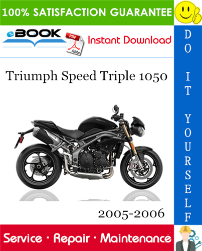 Triumph Speed Triple 1050 Motorcycle Service Repair Manual