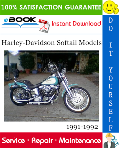 Harley-Davidson Softail Models (FXSTC, FLSTF, FLSTC, FXSTS) Motorcycle Service Repair Manual