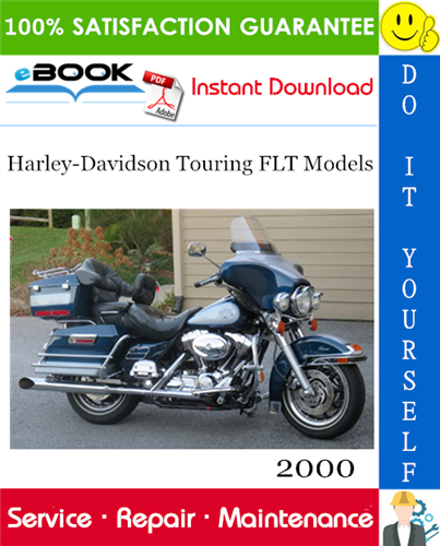 2000 Harley-Davidson Touring FLT Models (FLHT, FLHC, FLHU, FLHR, FLHC, FLTR) Motorcycle Service Repair Manual