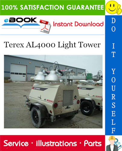 Terex AL4000 Light Tower Parts Manual