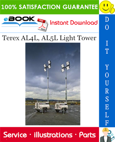 Terex AL4L, AL5L Light Tower Parts Manual