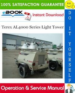 Terex AL4000 Series Light Tower Operation & Service Manual