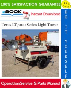 Terex LT7000 Series Light Tower Operation/Service & Parts Manual