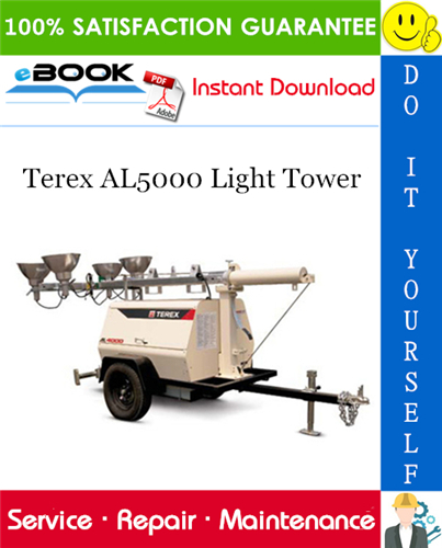 Terex AL5000 Light Tower Service Repair Manual