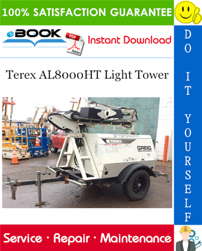 Terex AL8000HT Light Tower Service Repair Manual