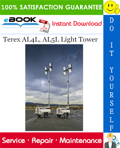Terex AL4L, AL5L Light Tower Service Repair Manual
